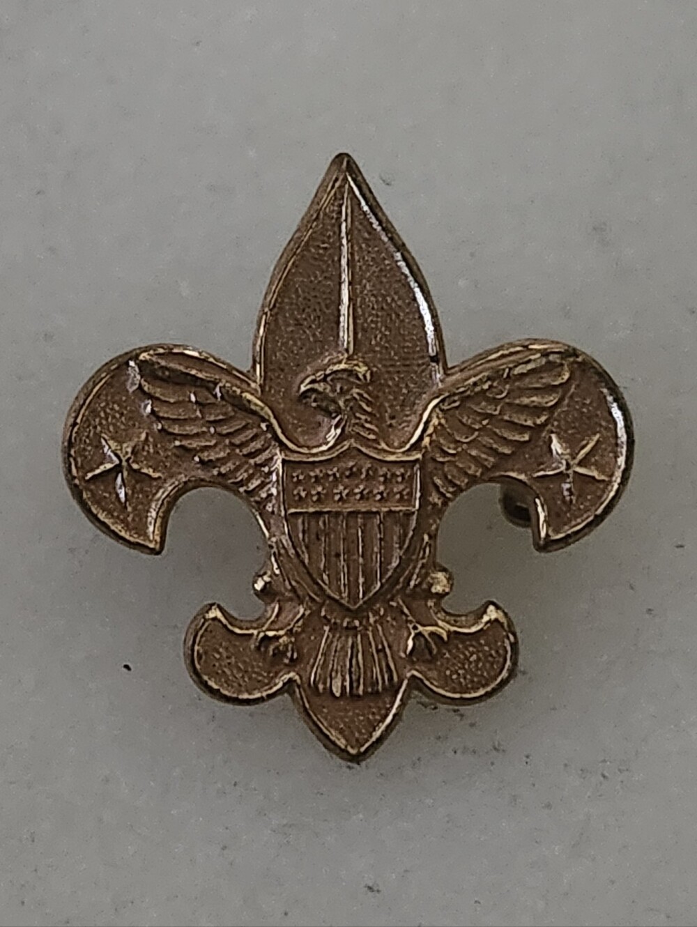 Vtg Boy Scouts Of America Tenderfoot Rank Pin Patent 1911